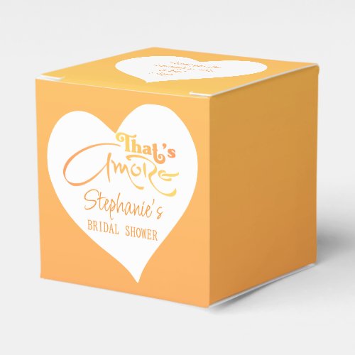 Italian Aperol Cocktail Thats Amore Bridal Shower Favor Boxes
