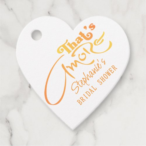 Italian Aperol Cocktail Thats Amore Bridal Shower Favor Tags