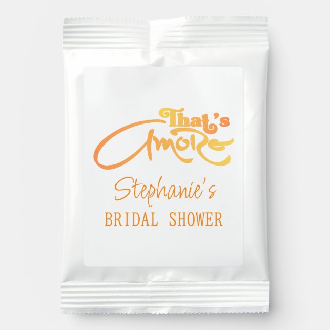 Italian Aperol Cocktail That's Amore Bridal Shower Margarita Drink Mix (Front)