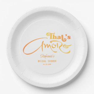 Italian Aperol Cocktail That's Amore Bridal Shower Paper Plates