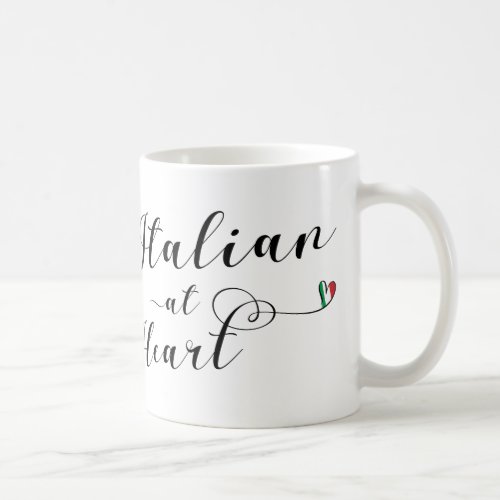 Italian At Heart Mug Italy Coffee Mug