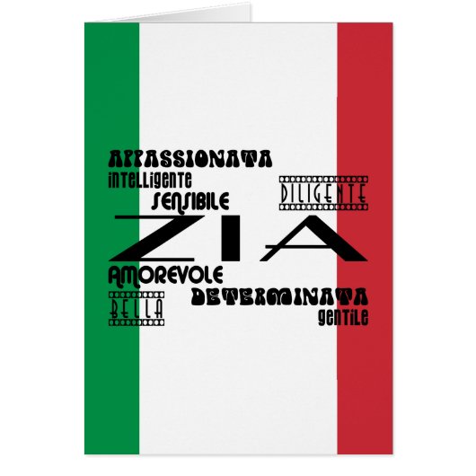 Italian Aunts : Qualities (Front)