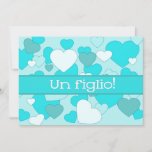 Italian Baby Boy Birth Announcement