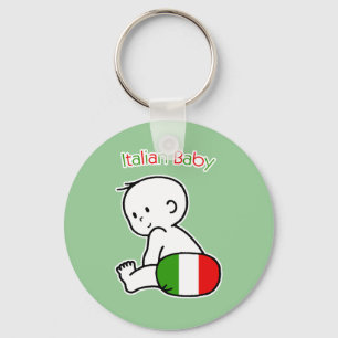Italian Baby Keychain