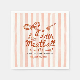 Italian Baby Shower Theme Napkins