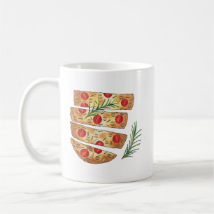 Italian Bakery Focaccia Olive Oil Bread Tomatoes Coffee Mug