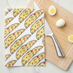 Italian Bakery Holiday Fruit Biscotti Christmas Kitchen Towel