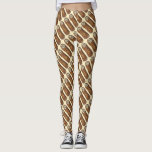 Italian Bakery Pastry Chocolate Chip Cannoli Food Leggings<br><div class="desc">Leggings feature an original marker illustration of a delicious Italian chocolate chip cannoli. Great for your favorite foodie!</div>