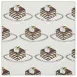 Italian Bakery Tiramisu Chocolate Pastry Dessert Fabric