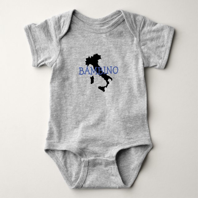 Italian Bambino Design Baby Bodysuit (Front)