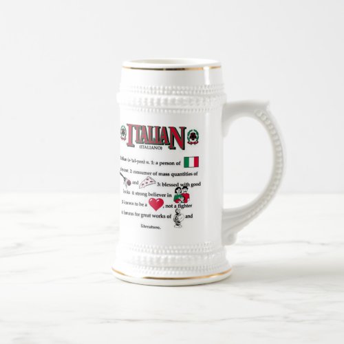 Italian Beer Mug