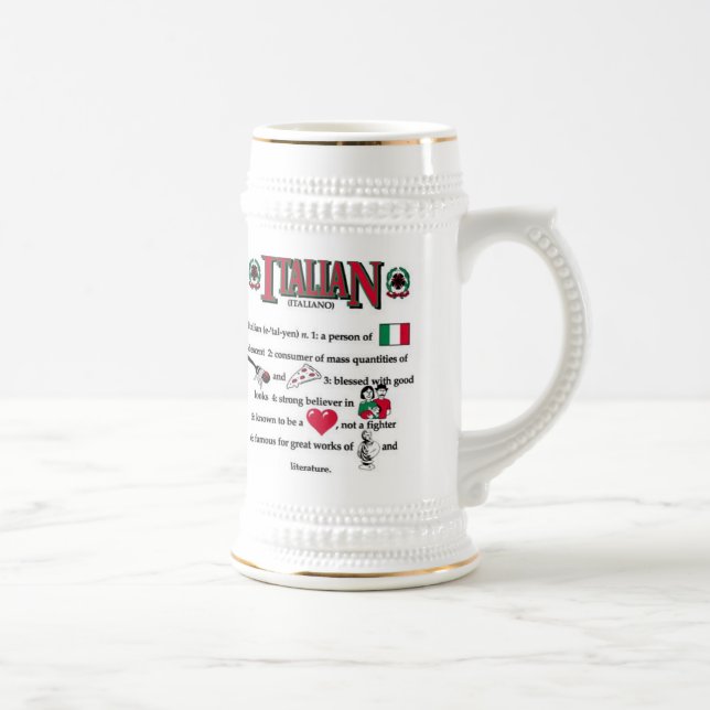 Italian Beer Mug (Right)
