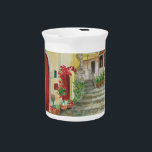 Italian Beverage 19 ounce Pitcher, Italy  Beverage Pitcher<br><div class="desc">What a wonderful way to make a better day, with this beautiful scene of The Amalfi Coast of Italy, on this 19 ounce Pitcher! Taken from an Original Painting of mine; "Positano, The Amalfi Coast, Italy". Wonderful for a Gift to someone, -- OR for yourself! *****Zazzle can PERSONALIZE this beautiful...</div>