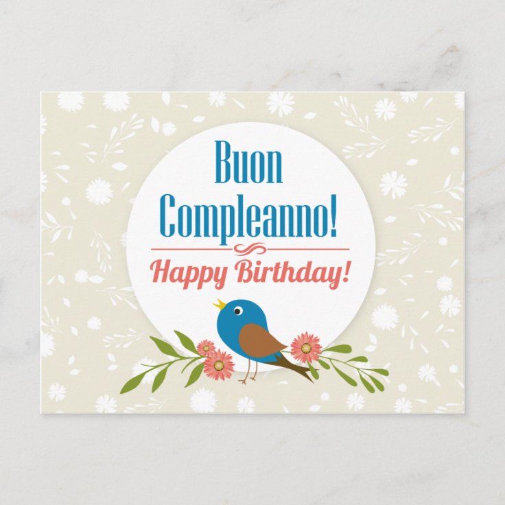 Italian Birthday card Zazzle
