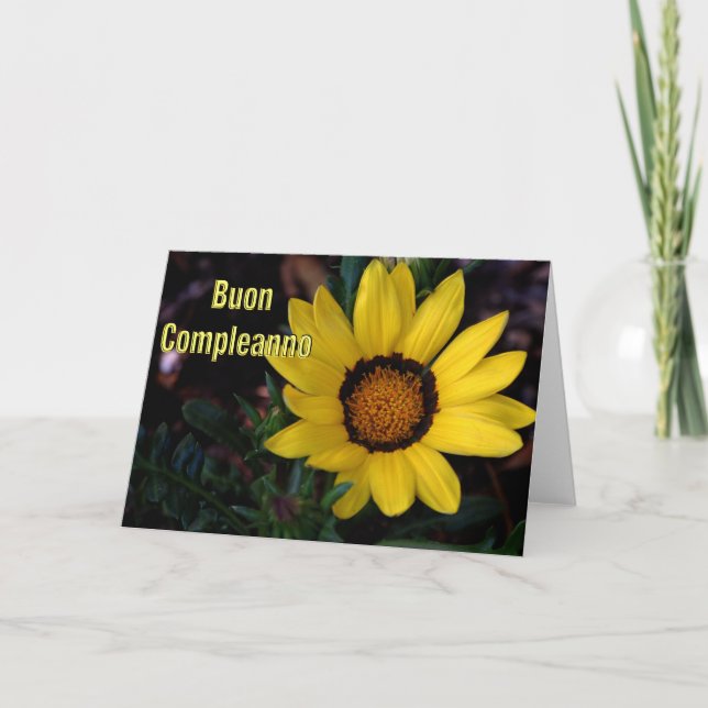 Italian Birthday Card (Front)