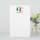 Italian Blood Flows Through Vein Sometime Its Wine (Standing Front)