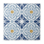 Italian Blue Decorative Ceramic Tile<br><div class="desc">Can be fully customized to suit your needs.
© Gorjo Designs. Made for you via the Zazzle platform. 

// Need help customizing your design? Got other ideas? Feel free to contact me (Zoe) directly.</div>