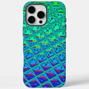 Italian Blue Mermaid Motif Art Print iPhone 16 Pro Max Case