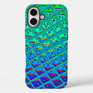 Italian Blue Mermaid Motif Art Print iPhone 16 Plus Case