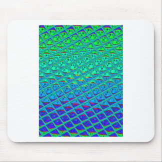 Italian Blue Mermaid Motif Art Print Mouse Pad