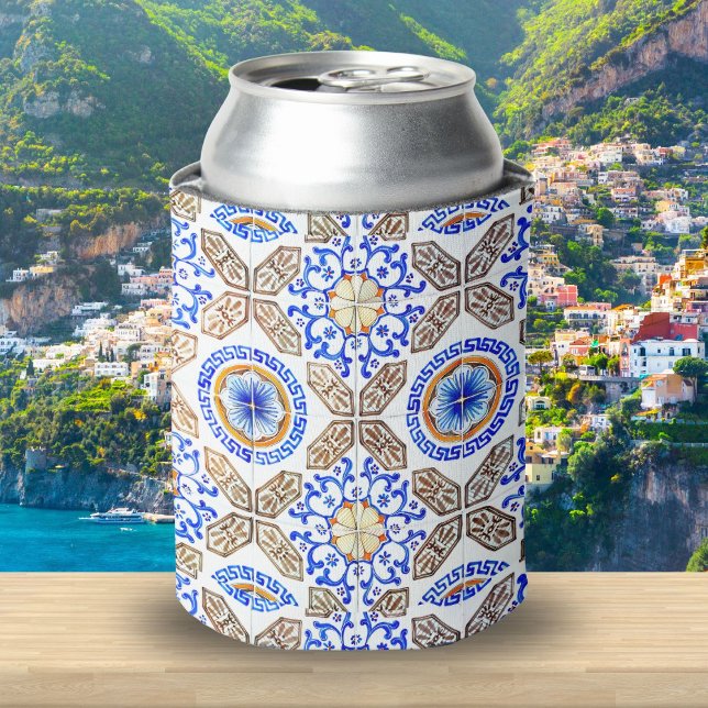 Italian Blue Mosaic Can Cooler (Creator Uploaded)