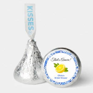 Italian Blue Tile Mediterranean Bridal Shower Hershey®'s Kisses®