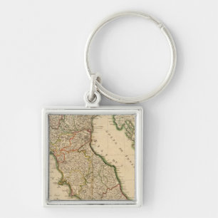Italian Boarder Coutries Keychain