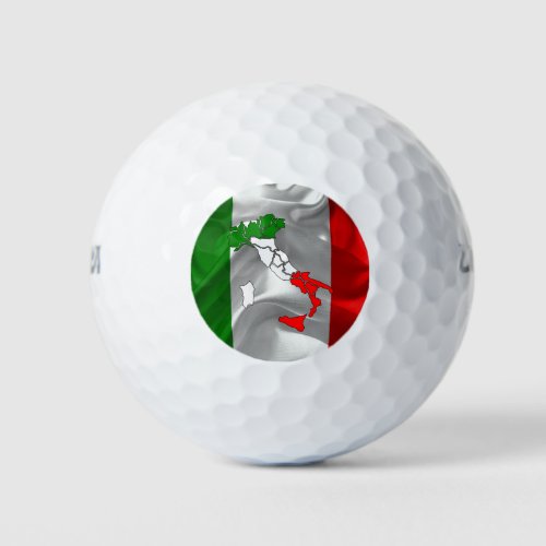 Italian boot golf balls
