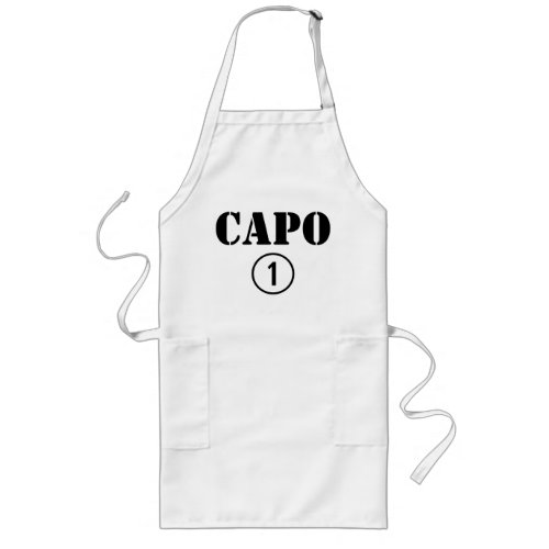 Italian Bosses  Capo Numero Uno Long Apron