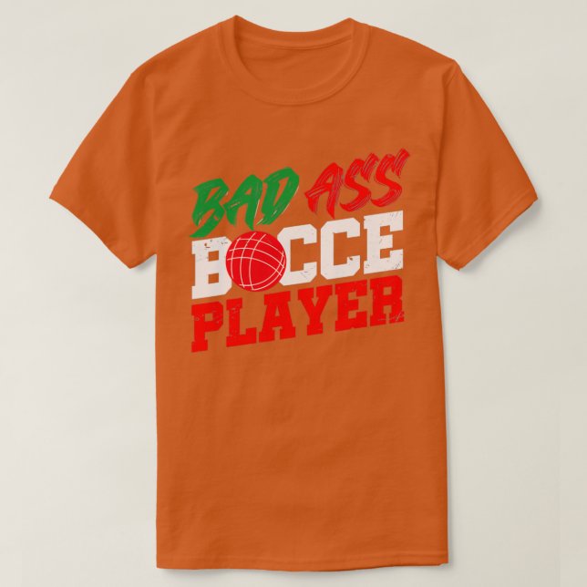 Italian Bowling Game Italy Bocci Ball T T-Shirt (Design Front)