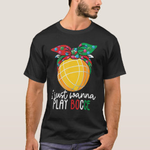 Italian Bowling Game Italy Bocci Player Bocce Ball T-Shirt