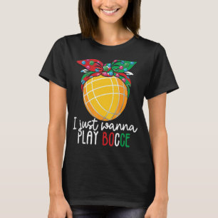 Italian Bowling Game Italy Bocci Player Bocce Ball T-Shirt