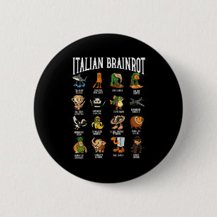 Italian Brainrot Ballerina Ino Character Meme Mix  Button
