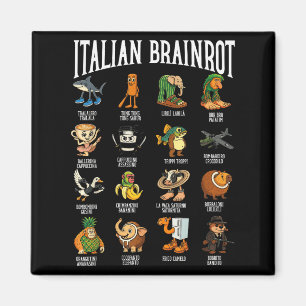 Italian Brainrot Ballerina Ino Character Meme Mix  Magnet