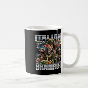 Italian Brainrot Big Meme 4th Of July Flag Foot  Coffee Mug