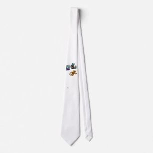 Italian Brainrot Chaos Pizza Meme Surreal Neck Tie