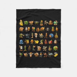 Italian Brainrot Gen-z Meme Funny Brain Rot Kids C Fleece Blanket