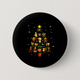 Italian Brainrot Meme Christmas Tree Brain Rot Xma Button