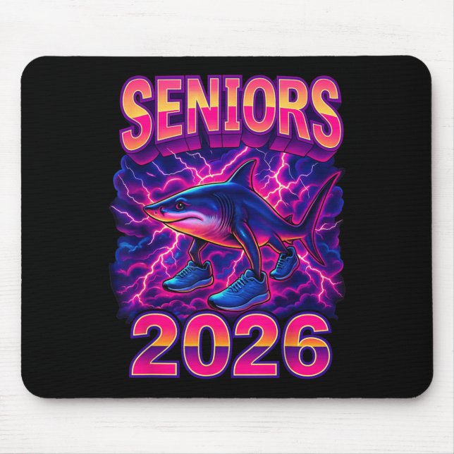 Italian Brainrot Seniors Cl Of 2026 Seniors Tralal Mouse Pad (Front)