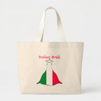 Italian Bride Large Tote Bag