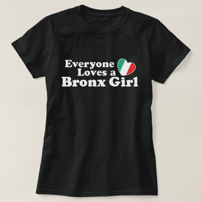 Italian Bronx Girl T-Shirt (Design Front)