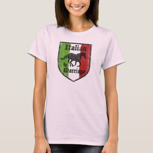 Italian by Marriage Womens T-Shirt (Front)