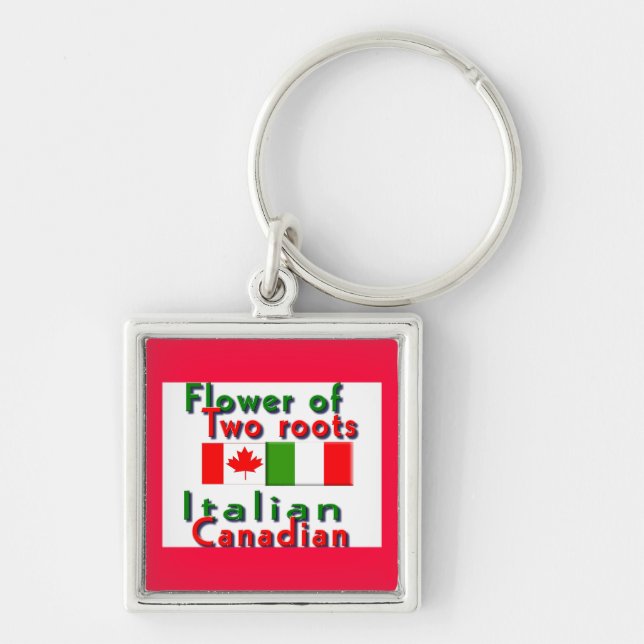 Italian-Canadian Keychain (Front)
