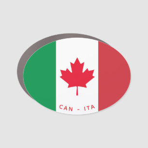 Italian-Canadian Pride Car Magnet