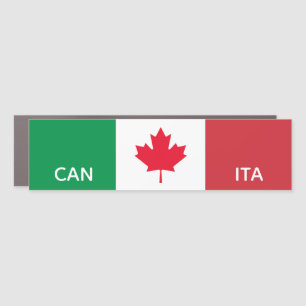 Italian-Canadian Pride Car Magnet