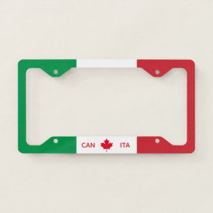 Italian-Canadian Pride License Plate Frame
