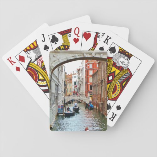 Italian Canals in Venice Playing Cards