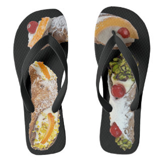 'Italian Cannoli' Adult Flip Flops