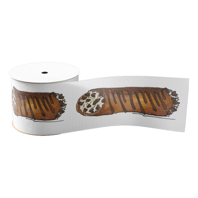 Italian Cannoli Chocolate Cannolis Pastry Ribbon (Spool)