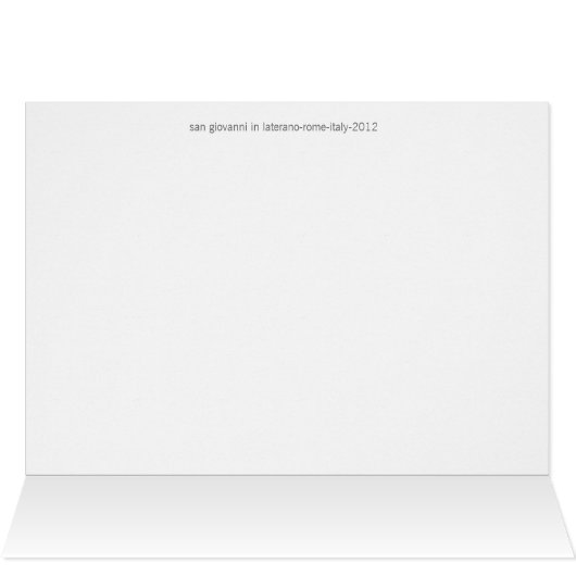 Italian cards, Santa Maria Maggiore Rome (Inside Horizontal (Top))